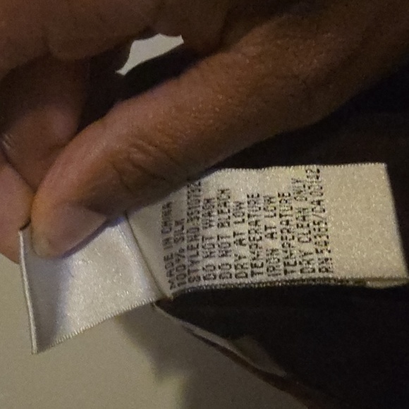 100% Silk Midi Copper  Crocodile Print Skirt - Picture 4 of 5